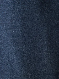 Next marine - Pantalons Habillé texturés à taille élastiquée en laine Hot