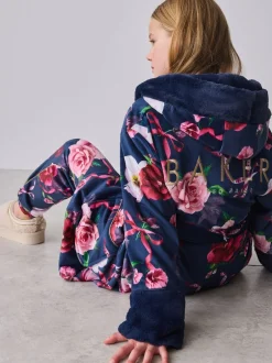 Baker by Ted Baker marine - Peignoir à imprimé fleuri New