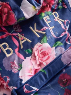 Baker by Ted Baker marine - Peignoir à imprimé fleuri New