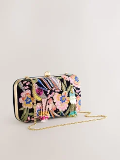 Next marine - Pochette oiseau avec ornements Outlet