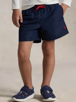 Polo Ralph Lauren marine - Shorts de bain Traveler Discount