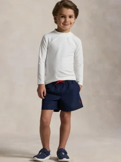 Polo Ralph Lauren marine - Shorts de bain Traveler Discount