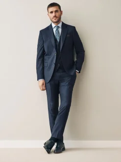 Next marine - Signature Cerutti ! Gilet de costume 00% en laine italienne Outlet