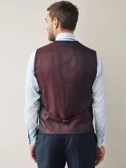 Next marine - Signature Cerutti ! Gilet de costume 00% en laine italienne Outlet