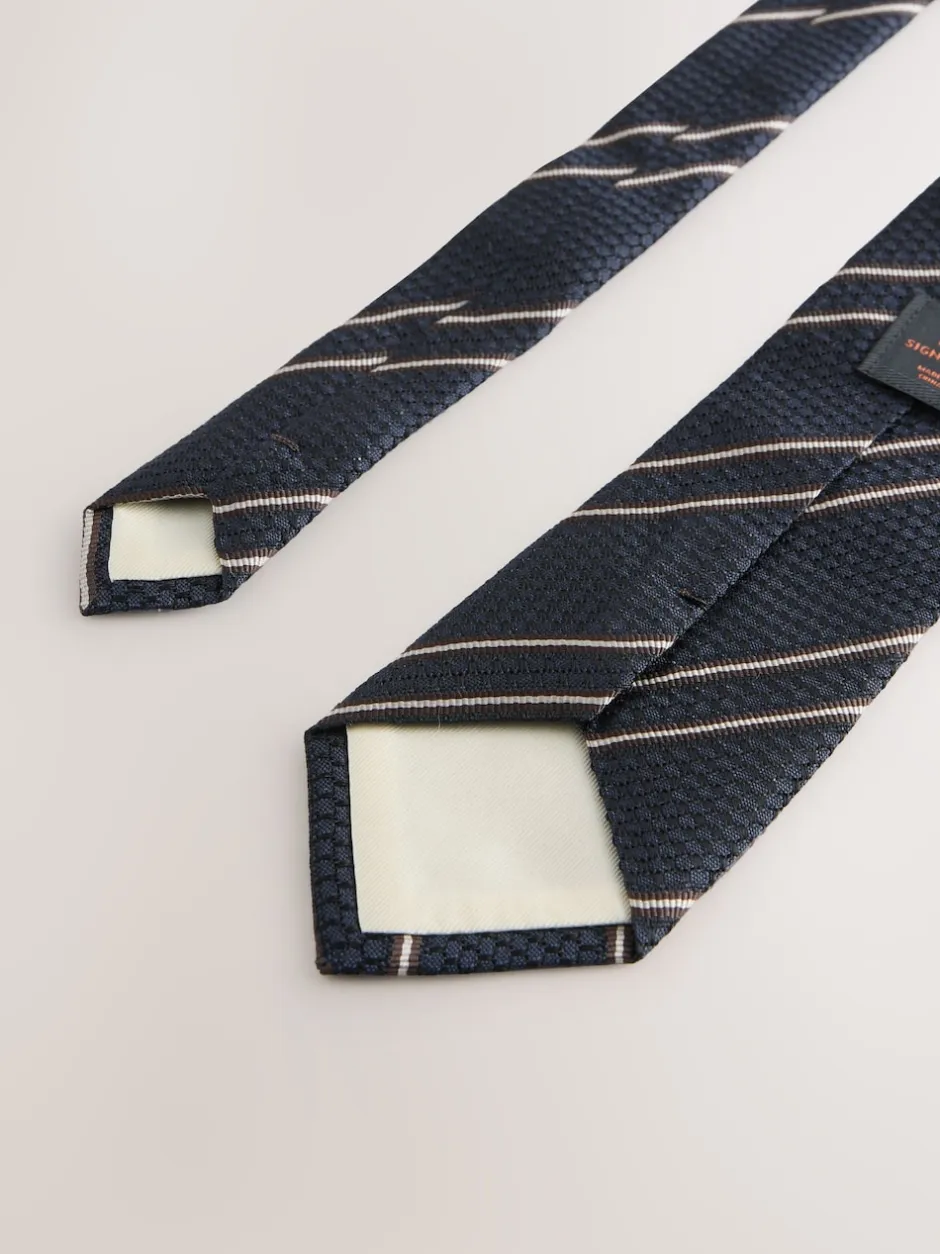 Next marine - Signature Silk Tie