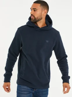 Threadbare marine - Sweat à capuche en micropolaire Discount