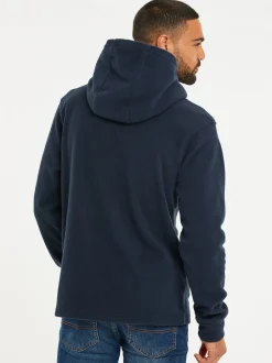 Threadbare marine - Sweat à capuche en micropolaire Discount