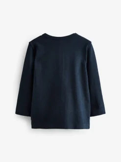 Next marine - T-shirt à manches longues Henleys (3mths-7yrs)