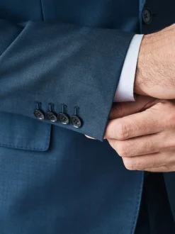 Next marine - Veste de Costume Coupe ajustée Signature Cerutti 100% laine italienne Online