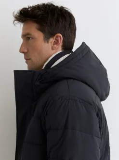 Reiss marine - Veste Klasse à capuche doublée de polaire Online