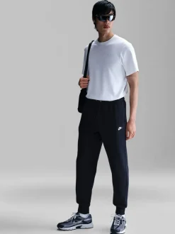 Nike - Pantalon de jogging Club en polaire Marine d'Obsidienne Discount