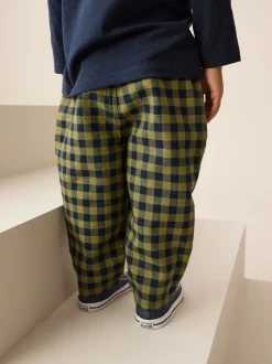 Next Marine Gingham - Pantalon à enfiler Barrel (3mois7ans) (3mois à7ans)