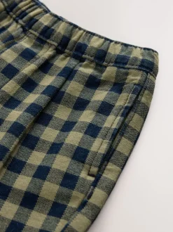 Next Marine Gingham - Pantalon à enfiler Barrel (3mois7ans) (3mois à7ans)