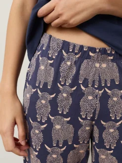 Next - Pyjama à manches courtes Marine Hamish the Highland Cow New