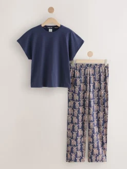 Next - Pyjama à manches courtes Marine Hamish the Highland Cow New