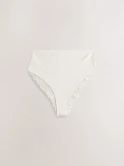 Next - Lot de 4 culottes en coton et dentelle Marine Paisley Discount