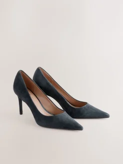 Next - Chaussures de milieu de terrain en cuir Marine Suede