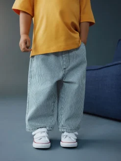 Next Marine/Blanc - Jeans à jambe large (3mths-7yrs) Best