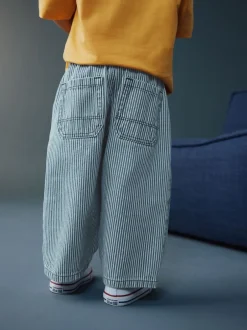 Next Marine/Blanc - Jeans à jambe large (3mths-7yrs) Best