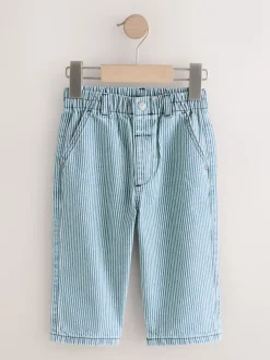Next Marine/Blanc - Jeans à jambe large (3mths-7yrs) Best