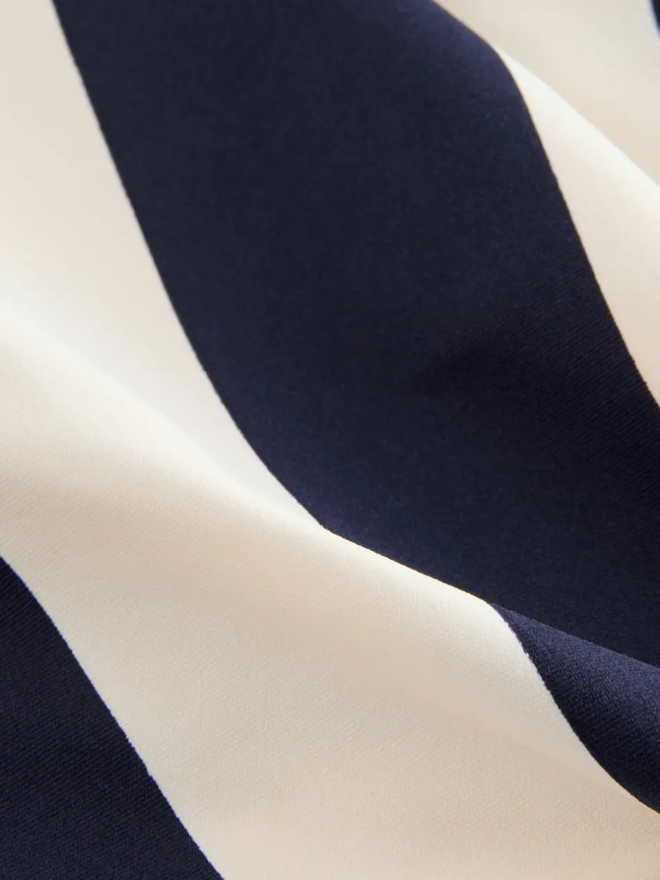 Next - Maillot de bain gainant le ventre froncé Marine/Crème Hot