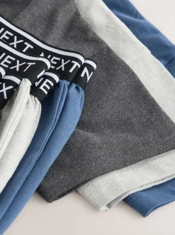Next - Lot de 3 pyjamas à jambes courtes (3-16ans) (3-16ans) Marine/Gris Outlet