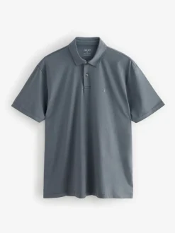 Next - Ajustement régulier - Polo en jersey Manches courtes 5 Pack Marine/Marron/Gris/Blanc/Vert sauge Vert Online