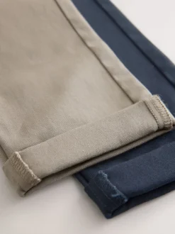 Next Marine/Pierre - Lot de 2 pantalons chino skinny extensible (3-17ans)