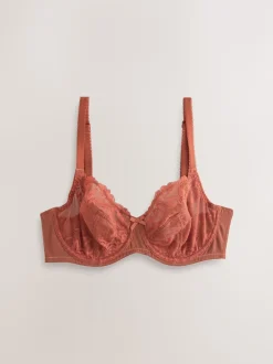 Next Marine/Rouille - Soutien-gorge en dentelle DD+ 2 Pack Clearance