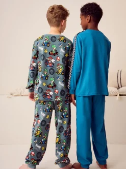 Next Mario Kart Vert/Bleu - Lot de 2 joggings de pyjama (3-14ans)