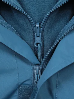 Mountain Warehouse - Mens Fell 3-In-1 Veste résistante à l'eau Marl bleu New