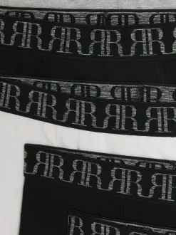 River Island Marl gris - Lot de 5 boxers Best