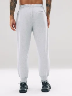 Next Marl gris - Slim Fit (Slim Fit) - Pantalon de Joggings en coupe ajustée à dos brosse Outlet