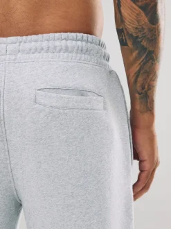 Next Marl gris - Slim Fit (Slim Fit) - Pantalon de Joggings en coupe ajustée à dos brosse Outlet