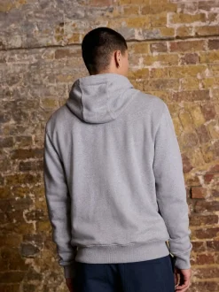 Next Marl gris - Sweat à capuche zippé en jersey épais riche en coton Hot