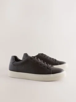 Next - Baskets minimalistes Marron Clearance