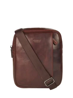 Osprey London Marron - Besace Carter en cuir petit format Sale