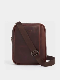 Osprey London Marron - Besace Carter en cuir petit format Sale