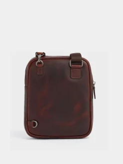 Osprey London Marron - Besace Carter en cuir petit format Sale