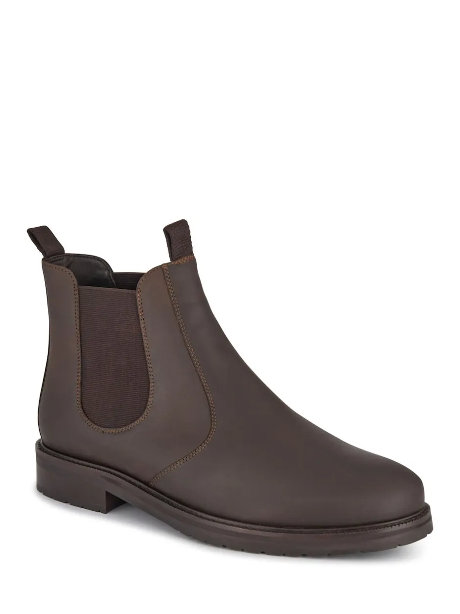 Jones Bootmaker Marron - Bottes à enfiler Emile Coupe large en Cuir Online