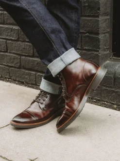 Base London Marron - Bottes Plymouth à Embout Hot