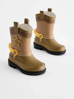 Next Marron - Bottes en caoutchouc occidentales Best