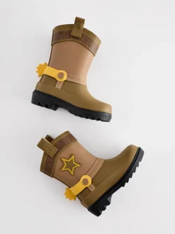 Next Marron - Bottes en caoutchouc occidentales Best