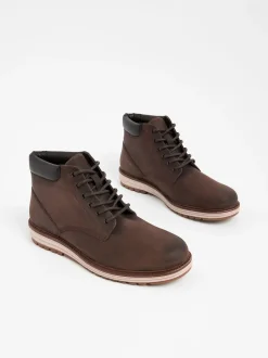 Next Marron - bottes en cuir Clearance