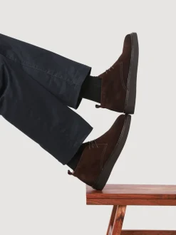 Jones Bootmaker Marron - Bottes Dane en cuir à lacets New