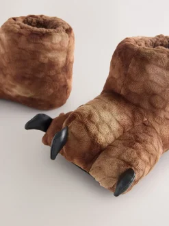 Next Marron - Bottes/Bottines chaussons Dinosaur Claw 3D