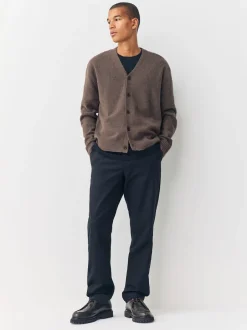 Next Marron - Cardigan douillet décontracté en laine Sale