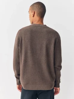 Next Marron - Cardigan douillet décontracté en laine Sale