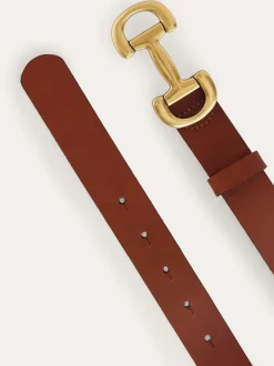 Boden Marron - Ceinture en cuir à bordures de mors Clearance