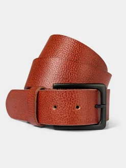 Joe Browns Marron - Ceinture en cuir à boucle métallique Discount